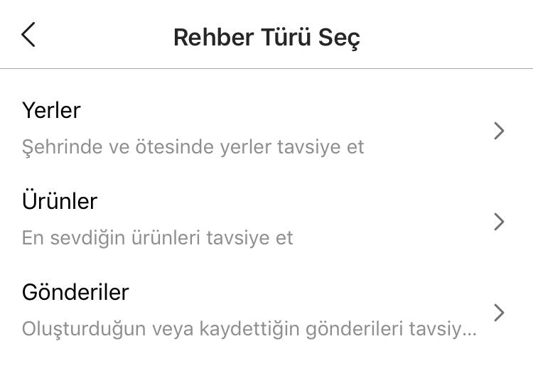 Instagram Kılavuz
