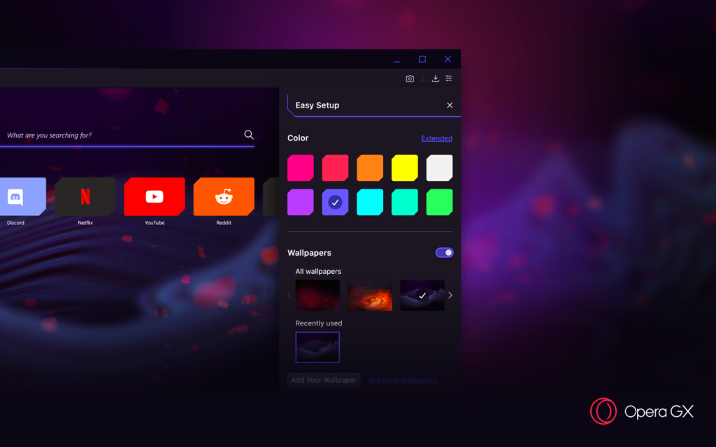 Opera GX Tema