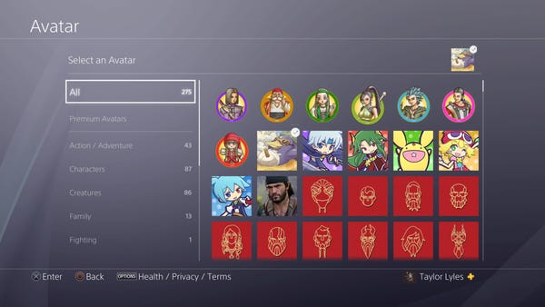 PS4 Profil