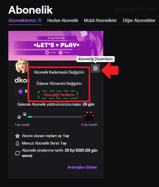 Twitch Prime Abonelik İptal Etme