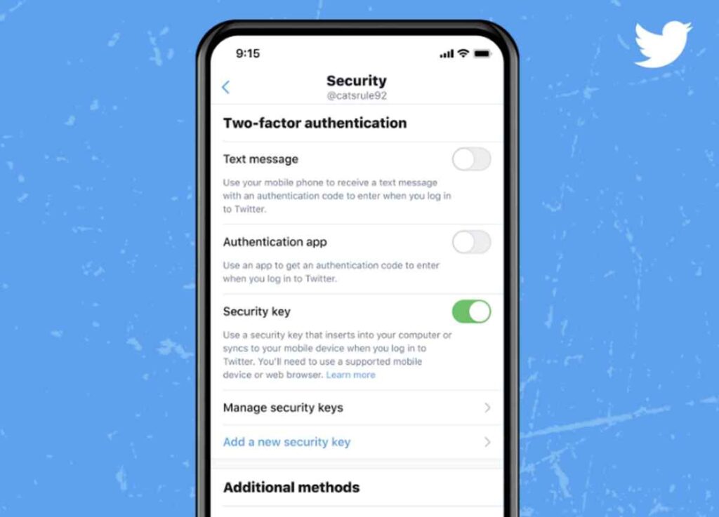 Twitter İki Faktörlü Kimlik Doğrulama