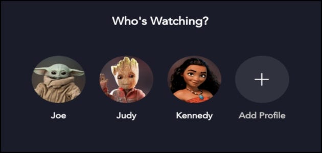 Disney+'da Profil Resmi Değiştirme