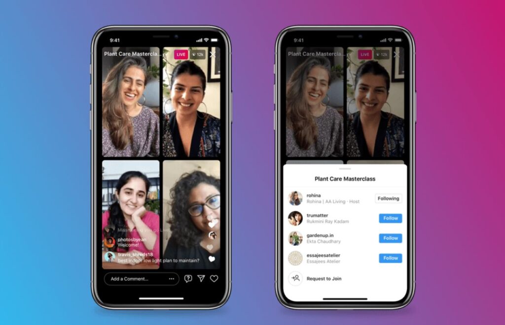 Instagram'ın Yeni Canlı Odalar Özelliği