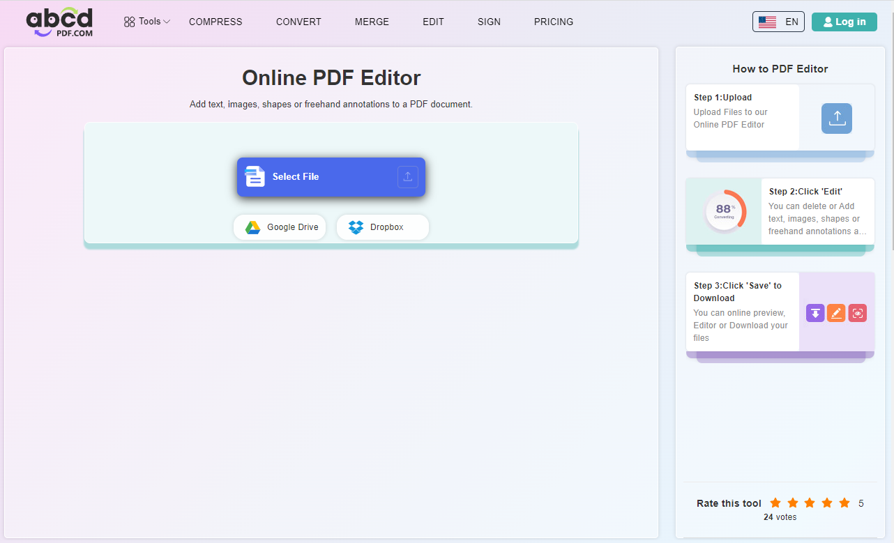 online editar pdf
