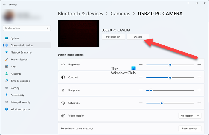 Windows 11'de Web Kamerasını Devre Dışı Birakma