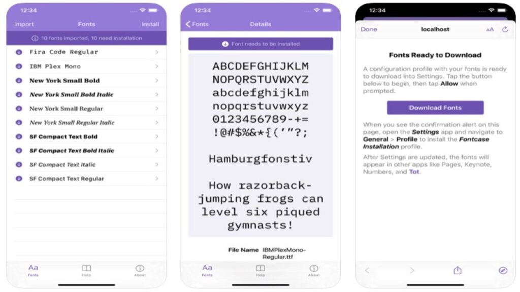 iPhone’da Yeni Yazı Tipleri Nasıl Eklenir?