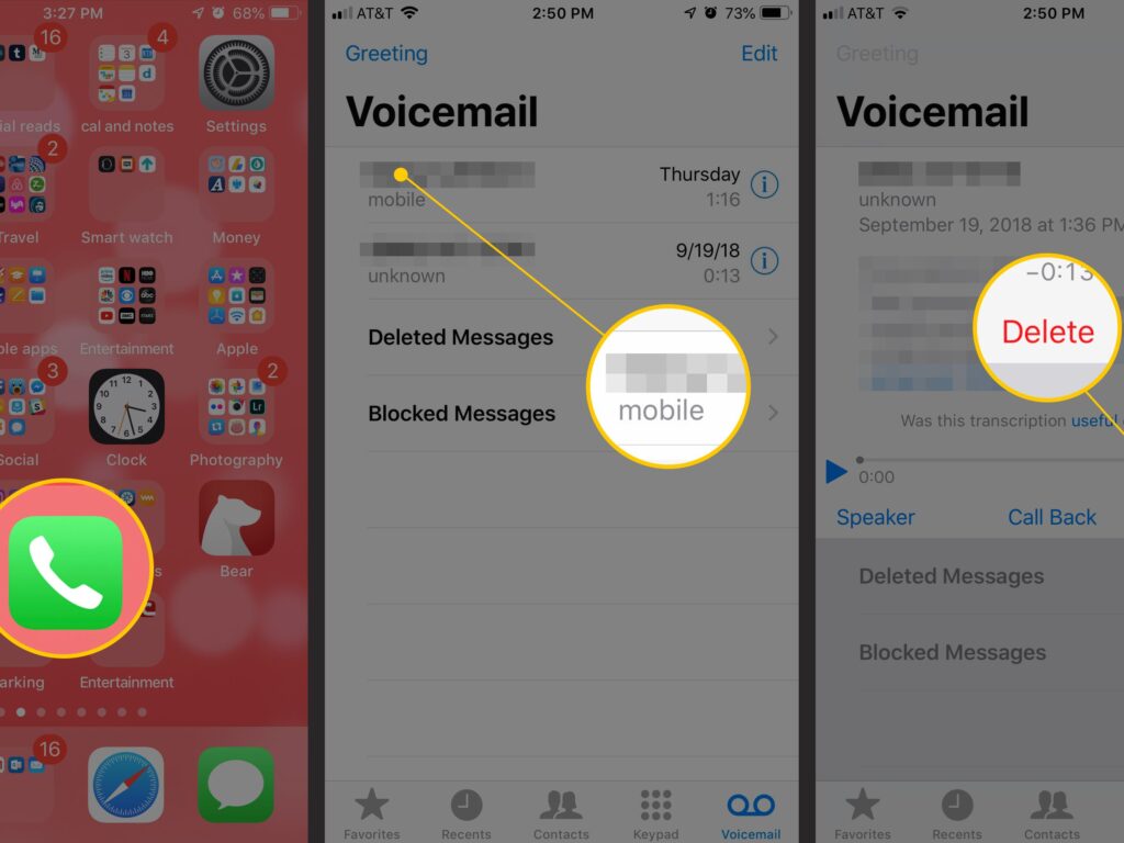 iPhone'da Sesli Mesajlar