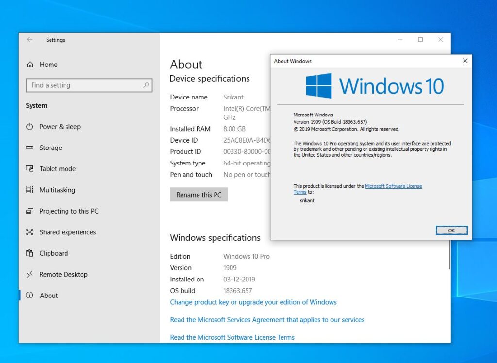 Windows Sürümü