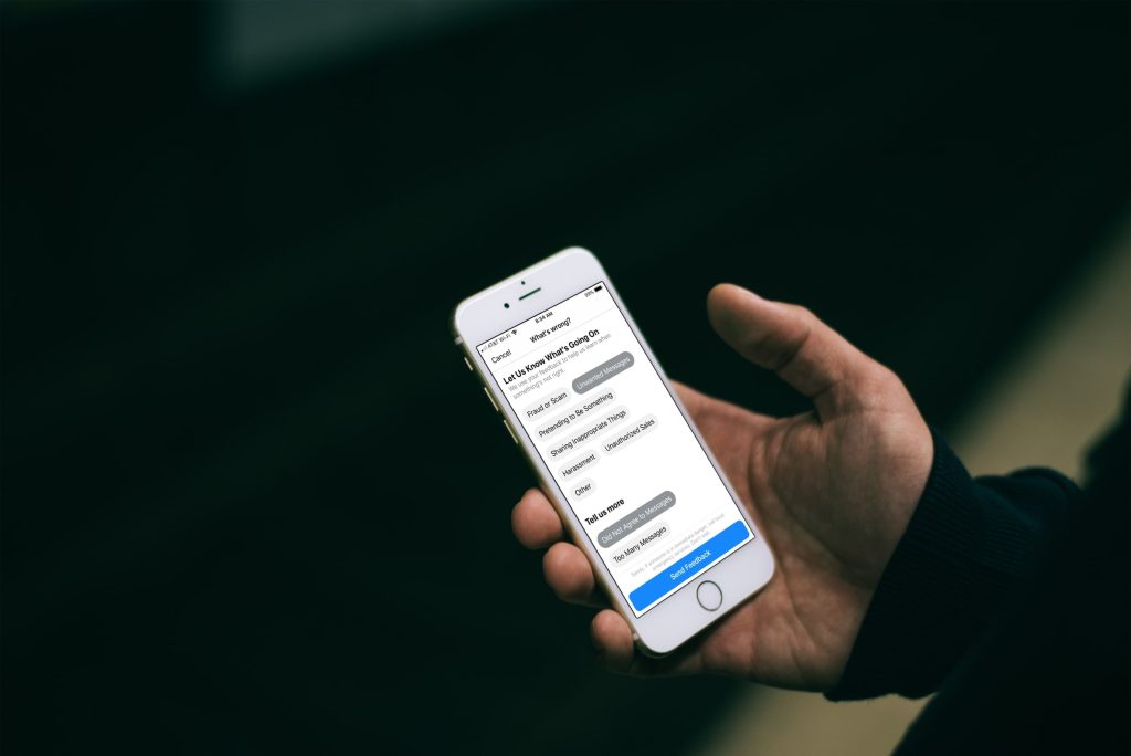Facebook Messenger'da Konuşmalar Şikayet Etme