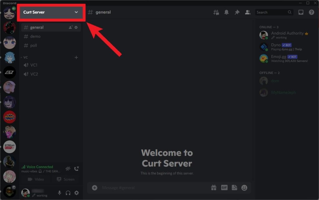Discord Sunucunuzun Adını Değiştirme