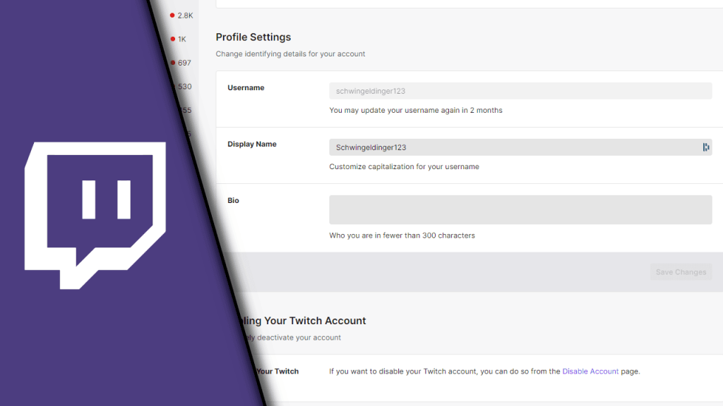 Twitch’te Kullanıcı Adınızı Nasıl Değiştirirsiniz?