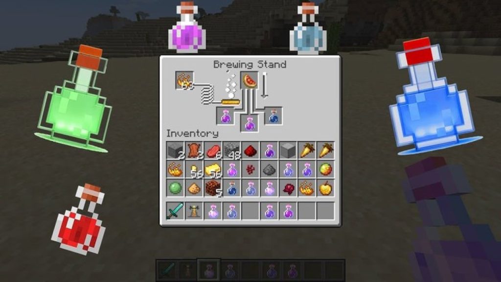 Minecraft’ta İyileştirici İksir Nasıl Oluşturulur?