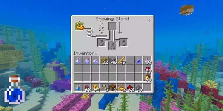 Minecraft Su Solunum İksiri Yapmak