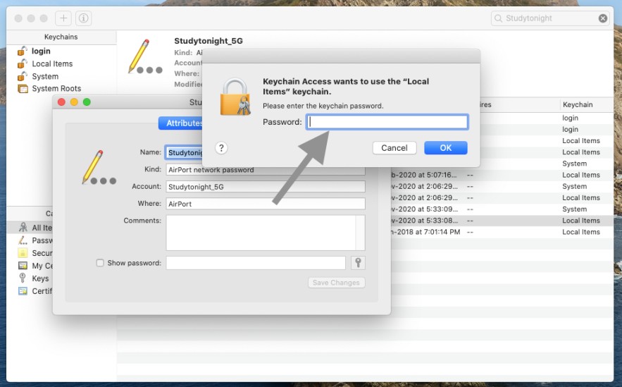 Mac Wi-Fi Şifresi