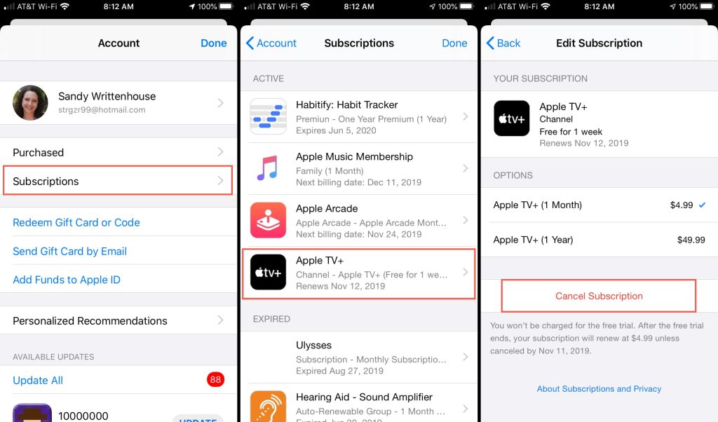 Apple TV Plus İptal Etme