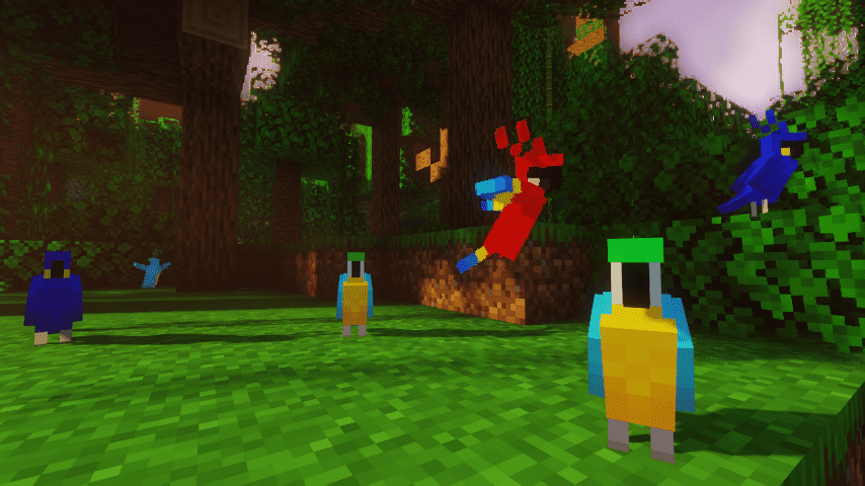 Minecraft'ta Papağan Evcilleştirmek