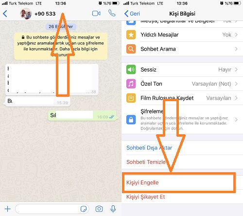 WhatsApp'da Kayıtlı Olmayan Numara Nasıl Engellenir?