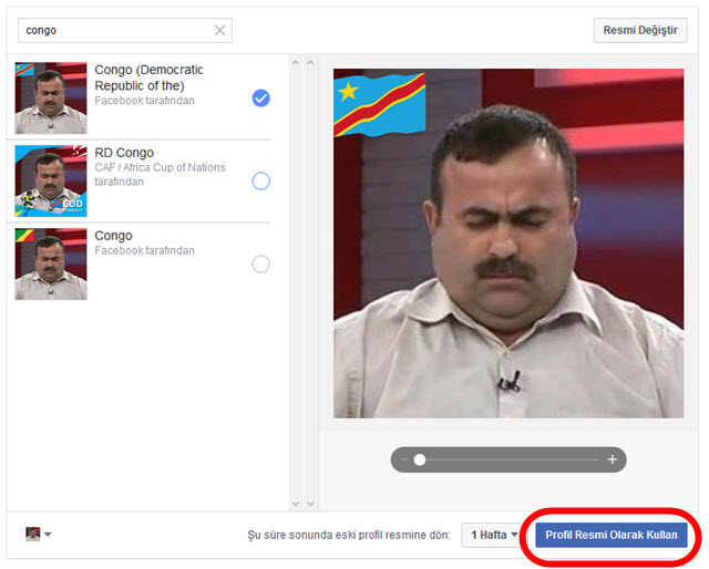 Facebook Profil Resmine Bayrak Nasıl Eklenir?