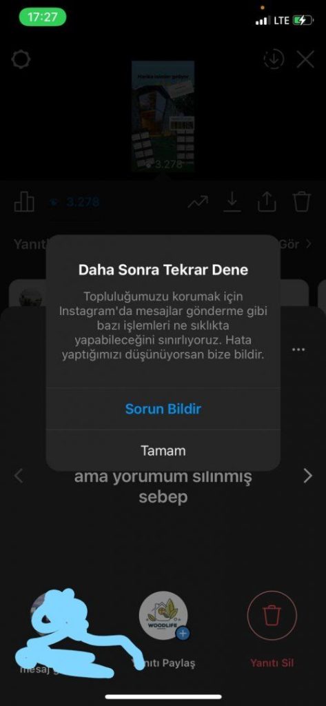 Instagram Mesaj Kısıtlaması Neden Olur?
