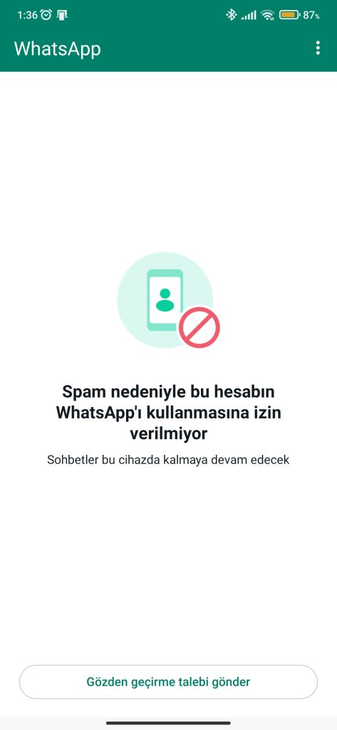 Whatsapp Banımı Nasıl Kaldırırım?