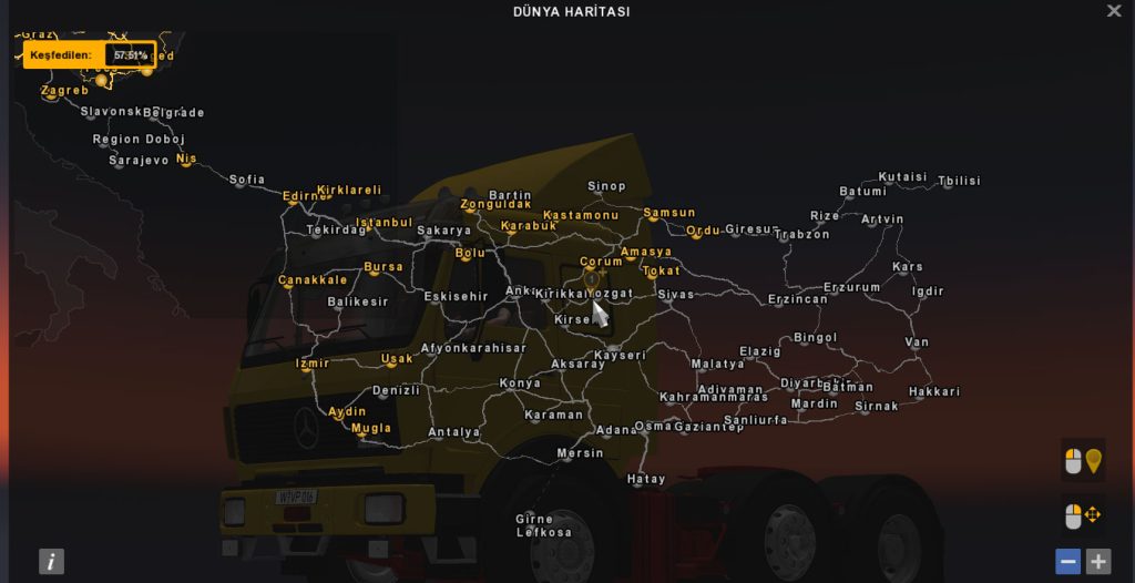 Euro Truck Simulator 2 Harita Açma