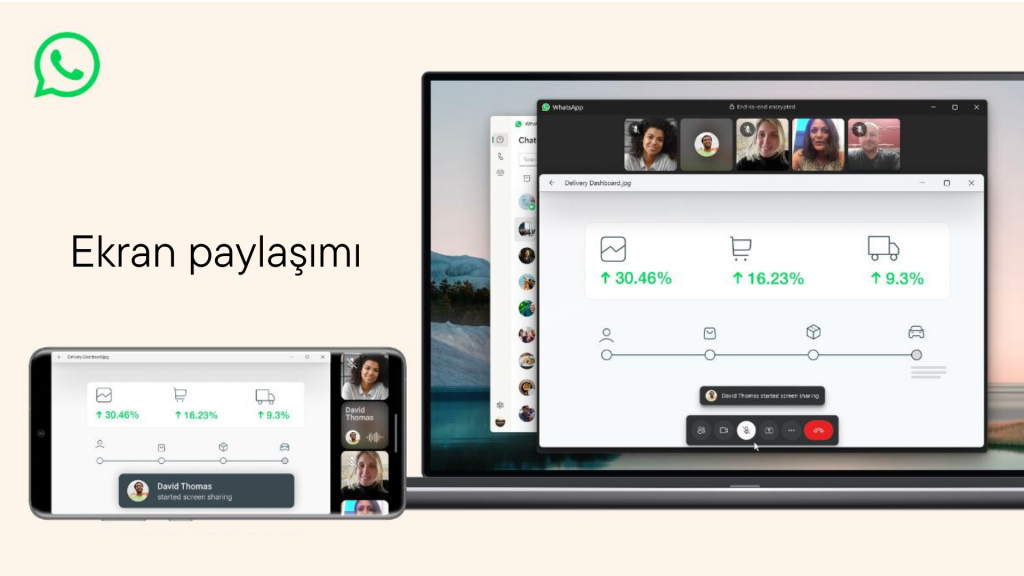 WhatsApp Ekran Paylaşımı