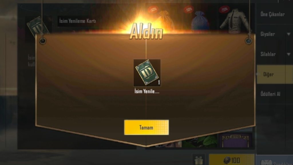 PUBG de İsim Değişikliği Nasıl Yapılır?