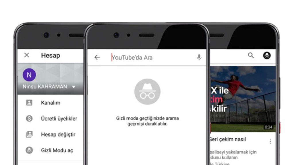 Youtube Gizli Mod Özelliği Nasıl Kullanılır?