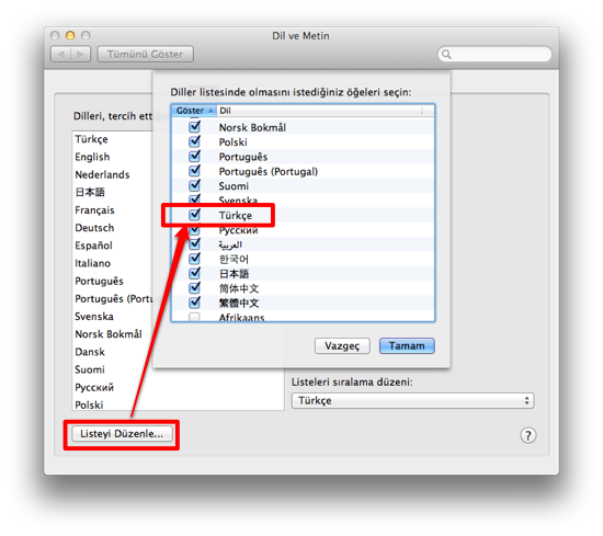 Macbook Türkçe Nasıl Yapılır?