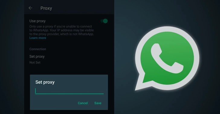 WhatsApp'ta Proxy Ekleme