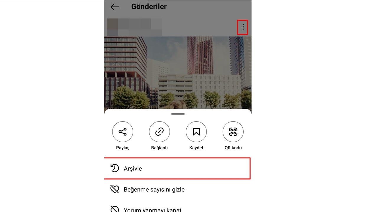 Instagram'da Gönderi Gizleme