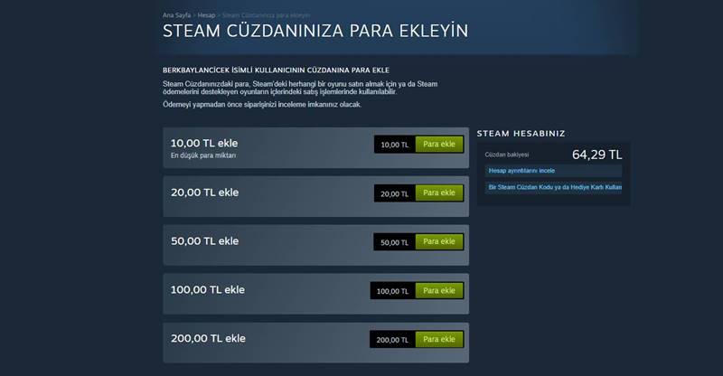 Steam Bakiyemi Nasıl Nakite Çevirebilirim?