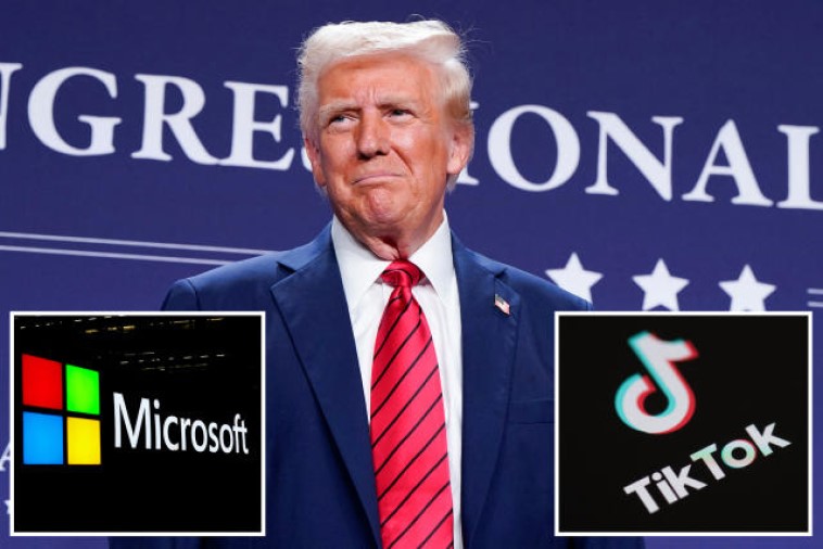 Trump, Microsoft'un TikTok'u Satın Almak için Görüştüğünü Söyledi