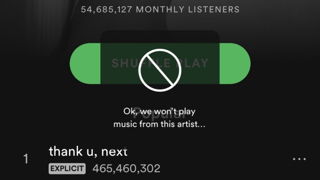 Spotify'da Birini Nasıl Engellerim?