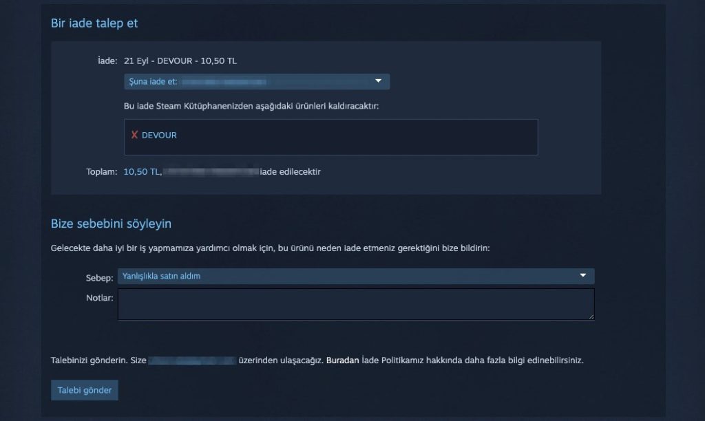 2 Saati Geçen Oyun İade Edilir mi?